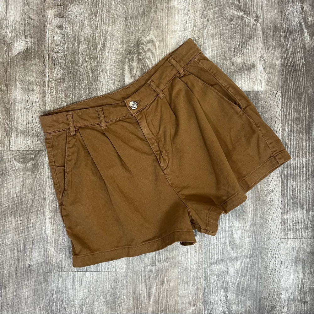 Free People Brown Tan Billie Chino Shorts